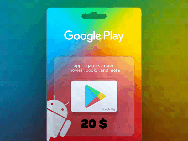 CART GOOGLE PLAY STORE 20$