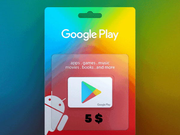 CART GOOGLE PLAY STORE 5$