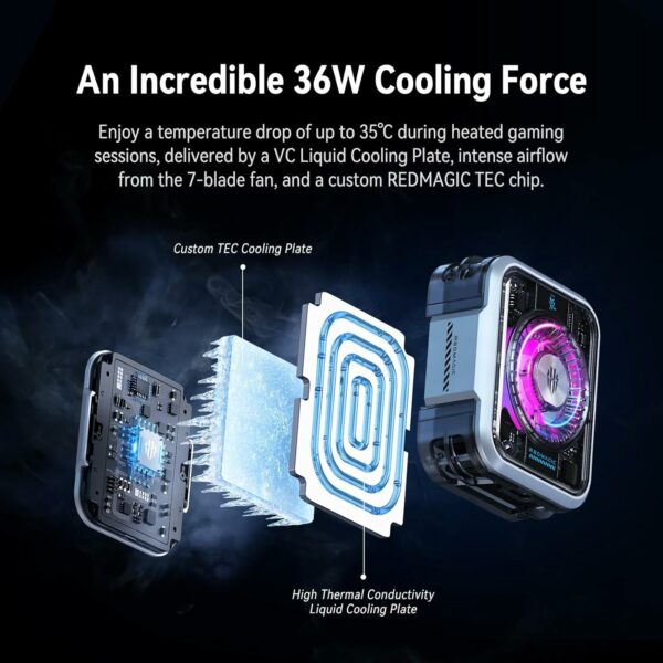 Nubia RedMagic Magnetic Cell Phone Cooler 5 Pro – Image 5