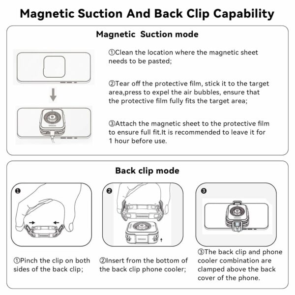 Nubia RedMagic Magnetic Cell Phone Cooler 5 Pro – Image 4
